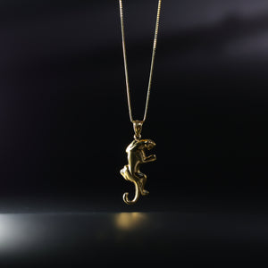 Charlie & Co. Jewelry | Gold Panther Pendant Model-1618