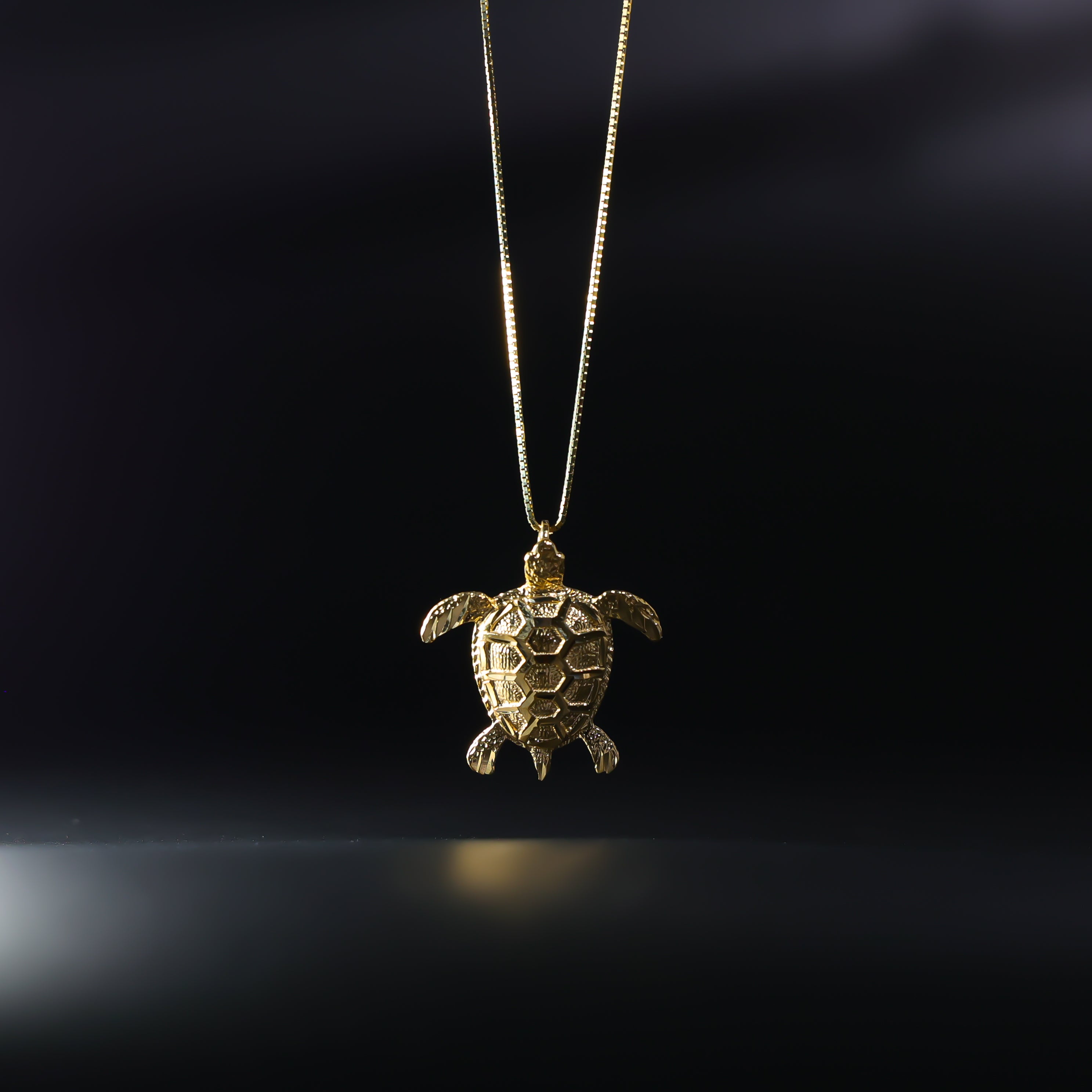Gold Turtle Pendant Model-1683 - Charlie & Co. Jewelry