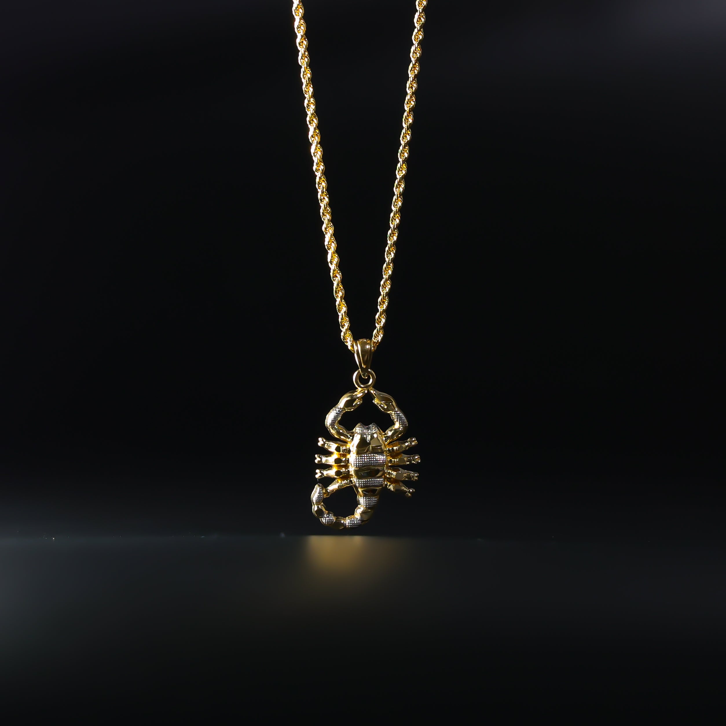 Gold Scorpion Pendant Model-1588 - Charlie & Co. Jewelry