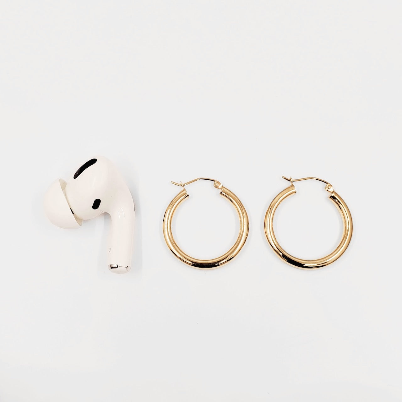 Classic Plain Hoop Earrings - 3 MM Thickness - ChaiCoJewelry