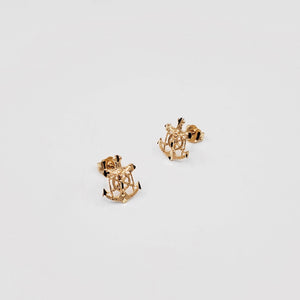 Greek Orthodox Cross Post Earrings - ChaiCoJewelry