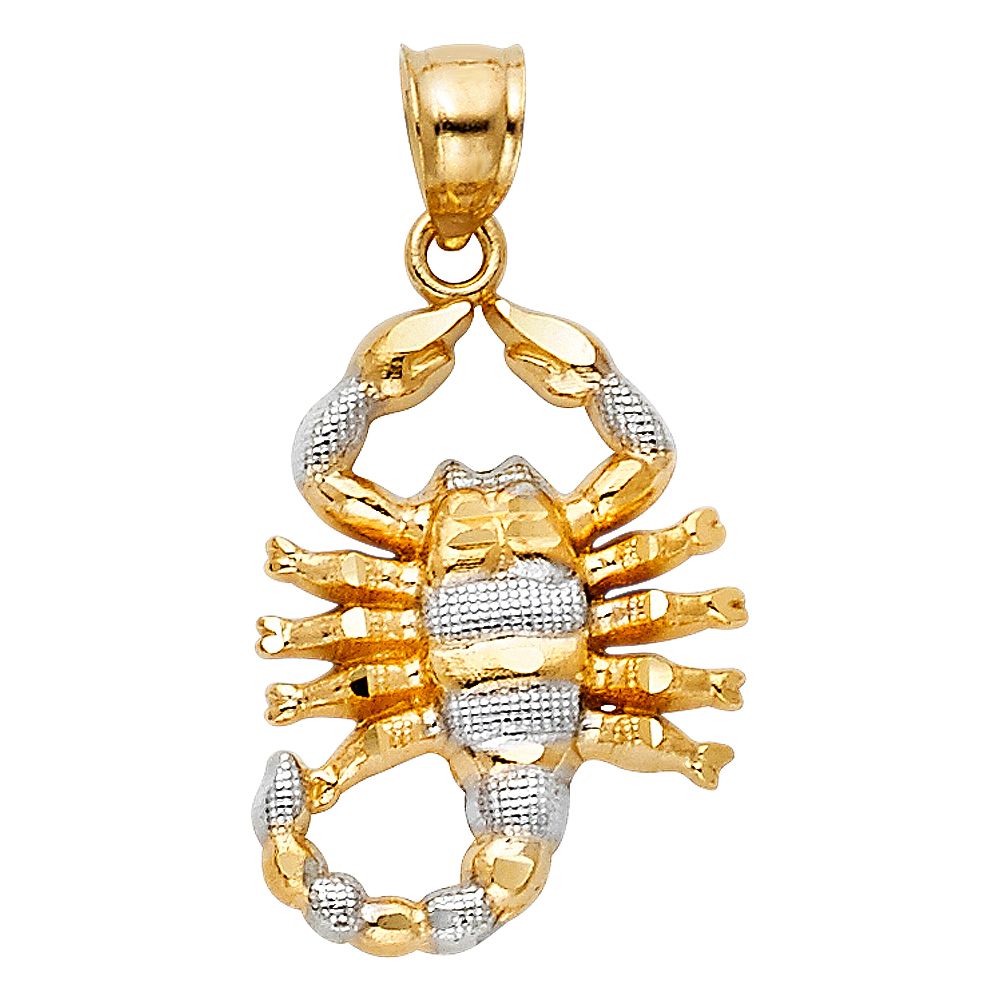 Gold Scorpion Pendant Model-1588 - Charlie & Co. Jewelry