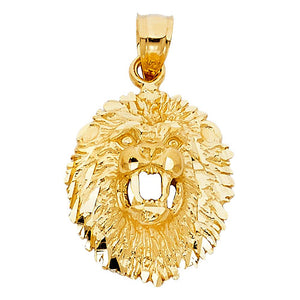 Gold lion Pendant Model-1620 - Charlie & Co. Jewelry