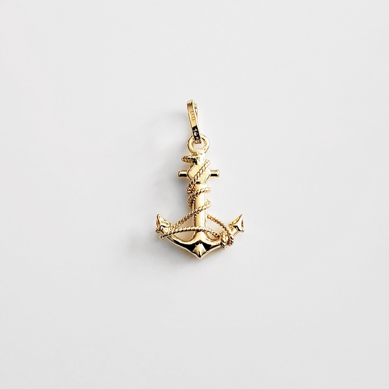Anchor 14k Gold Pendant - High Quality Jewelry For Sale  | Charlie And Co Jewelry