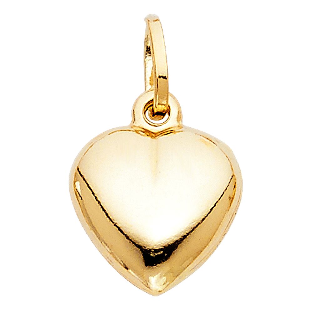 Gold Heart Pendant Model-PT0445 - Charlie & Co. Jewelry