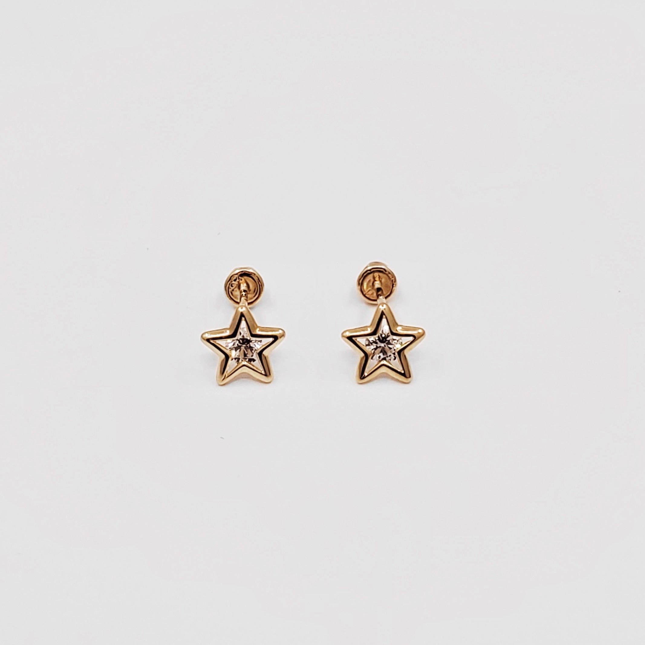Star Stud Earrings - ChaiCoJewelry