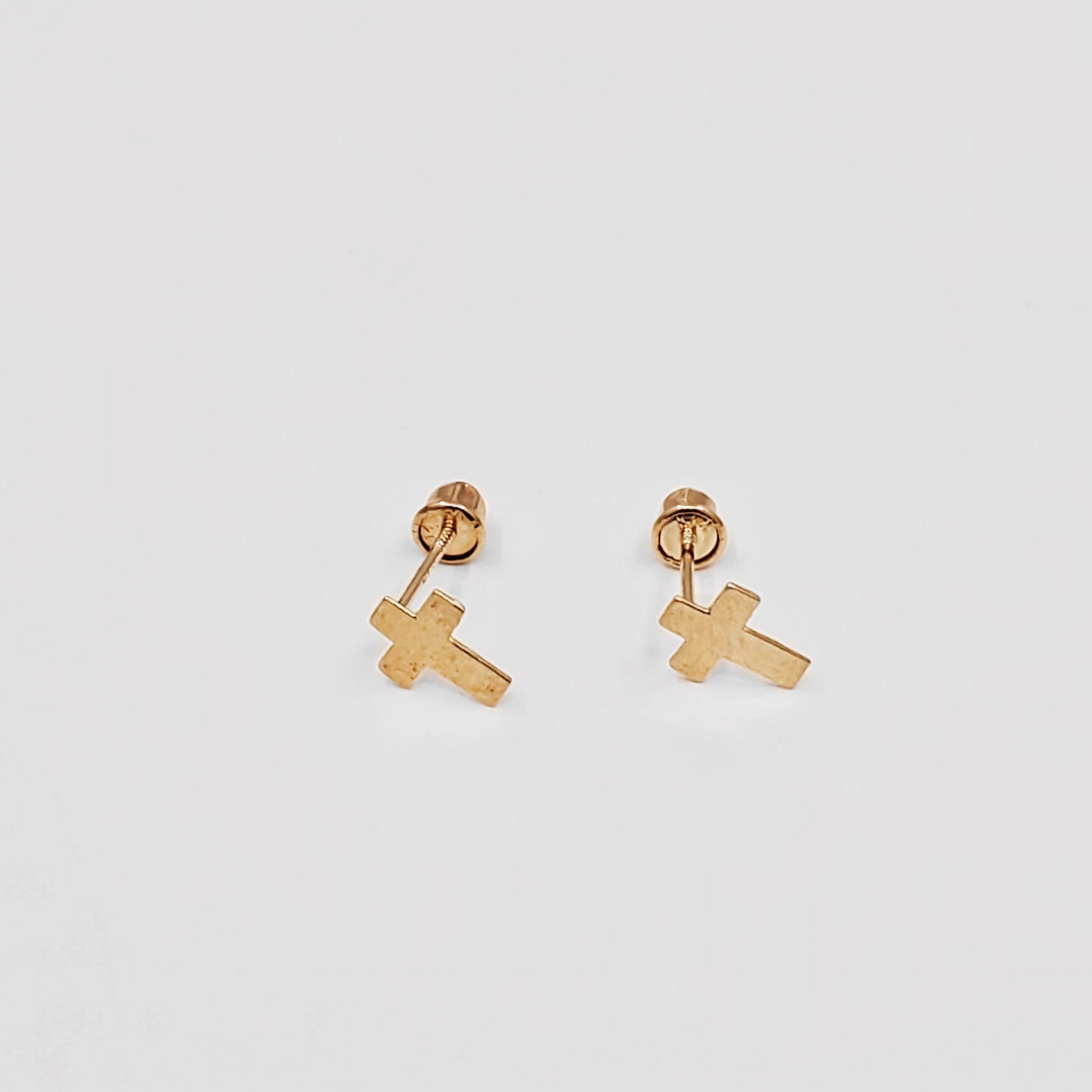 Cross Post Earrings - ChaiCoJewelry