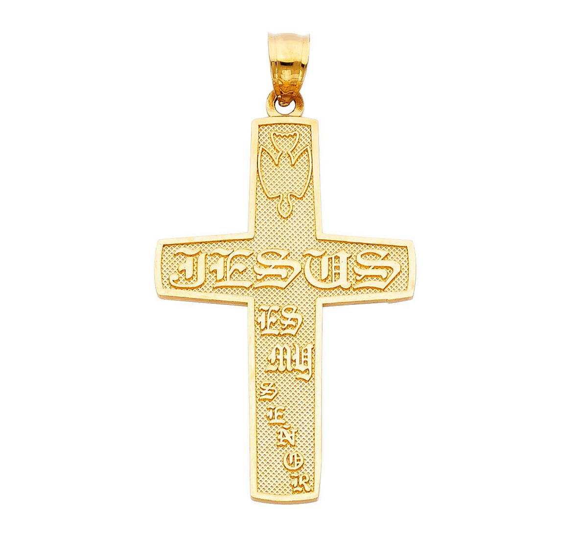 Gold Cross Pendant Model-1030 - Charlie & Co. Jewelry