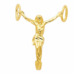 Gold Jesus Christ Body Pendant Model-1202 - Charlie & Co. Jewelry