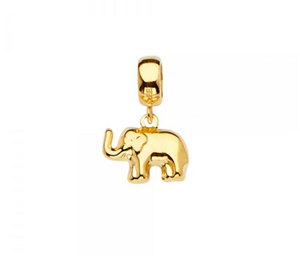 Gold Elephant Pendant Model-PT2448 - Charlie & Co. Jewelry