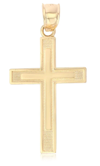 Gold Cross Within A Cross Pendant Model-129 - Charlie & Co. Jewelry