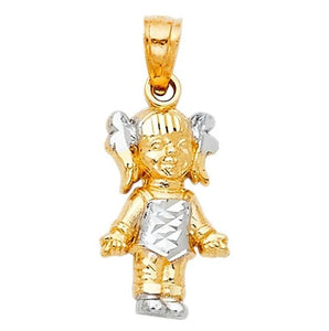 Girl Pendant/Charm - ChaiCoJewelry