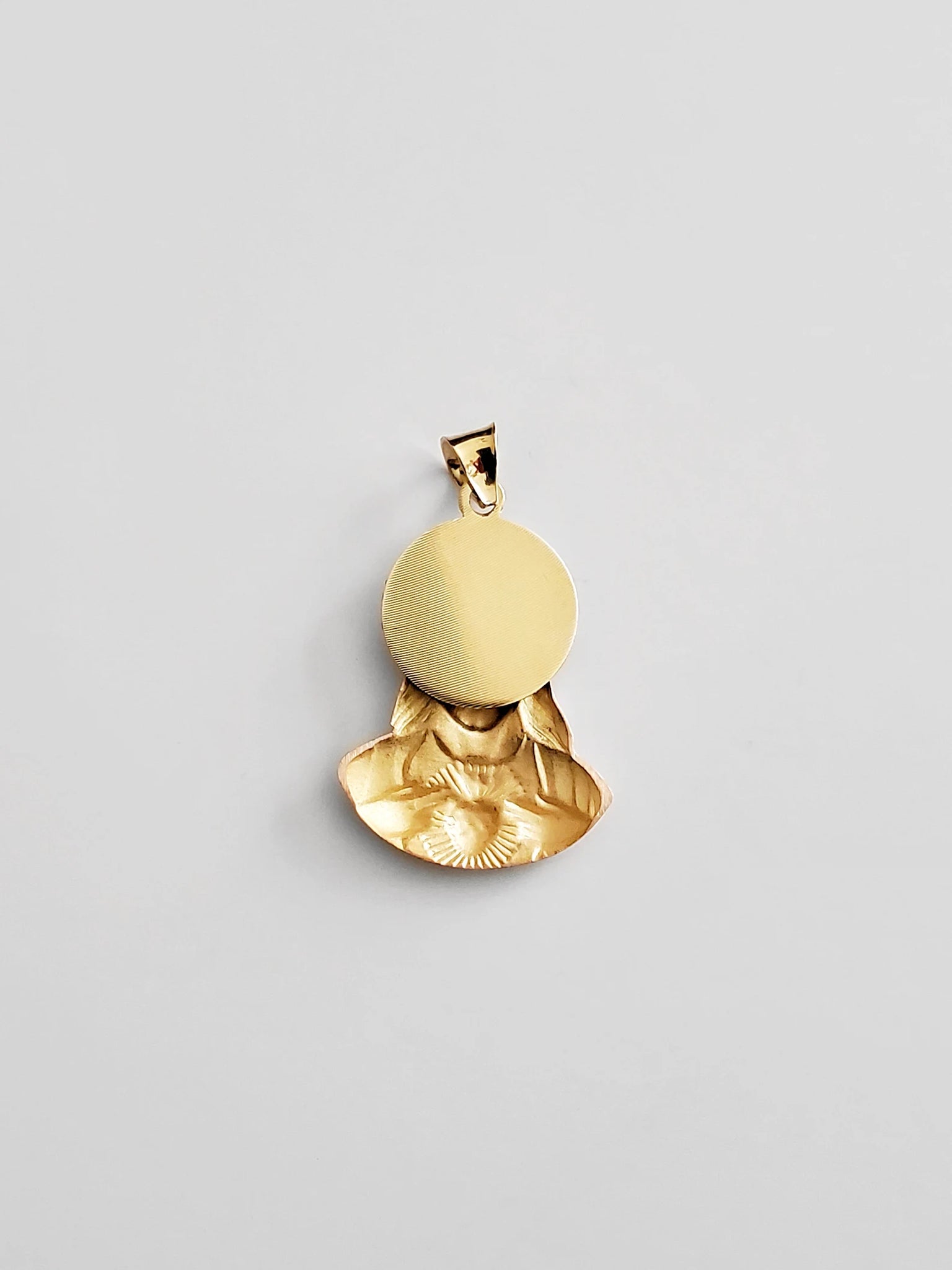 Gold 3 Colors Jesus Stamp Religious Pendant Model-320 - Charlie & Co. Jewelry