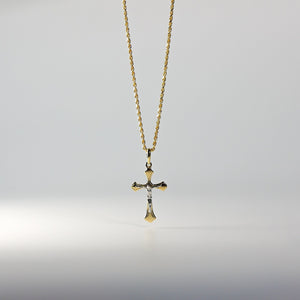 Dainty Gold Crucifix Cross Religious Pendant - Charlie & Co. Jewelry