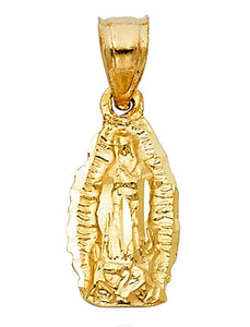 Gold Virgin Mary Pendant Model-1078 - Charlie & Co. Jewelry