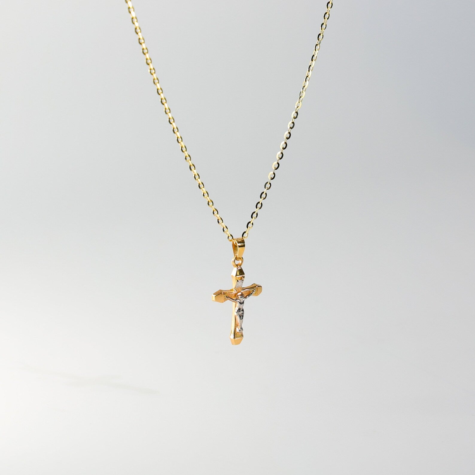 Gold Crucifix Cross Pendant Model-0875 - Charlie & Co. Jewelry