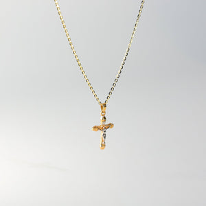 Gold Crucifix Cross Pendant Model-0875 - Charlie & Co. Jewelry