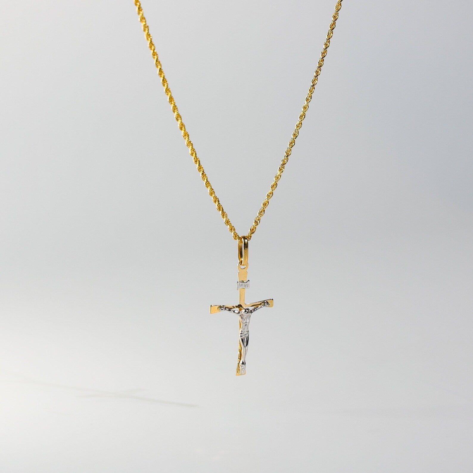 Gold Crucifix Cross Pendant Model-2172 - Charlie & Co. Jewelry