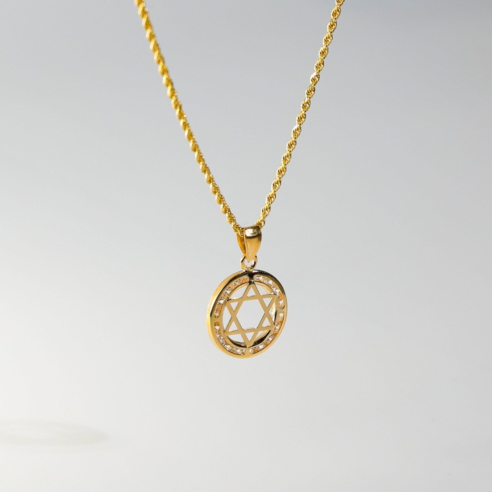 The Star of David Gold Pendant Model-2237 - Charlie & Co. Jewelry