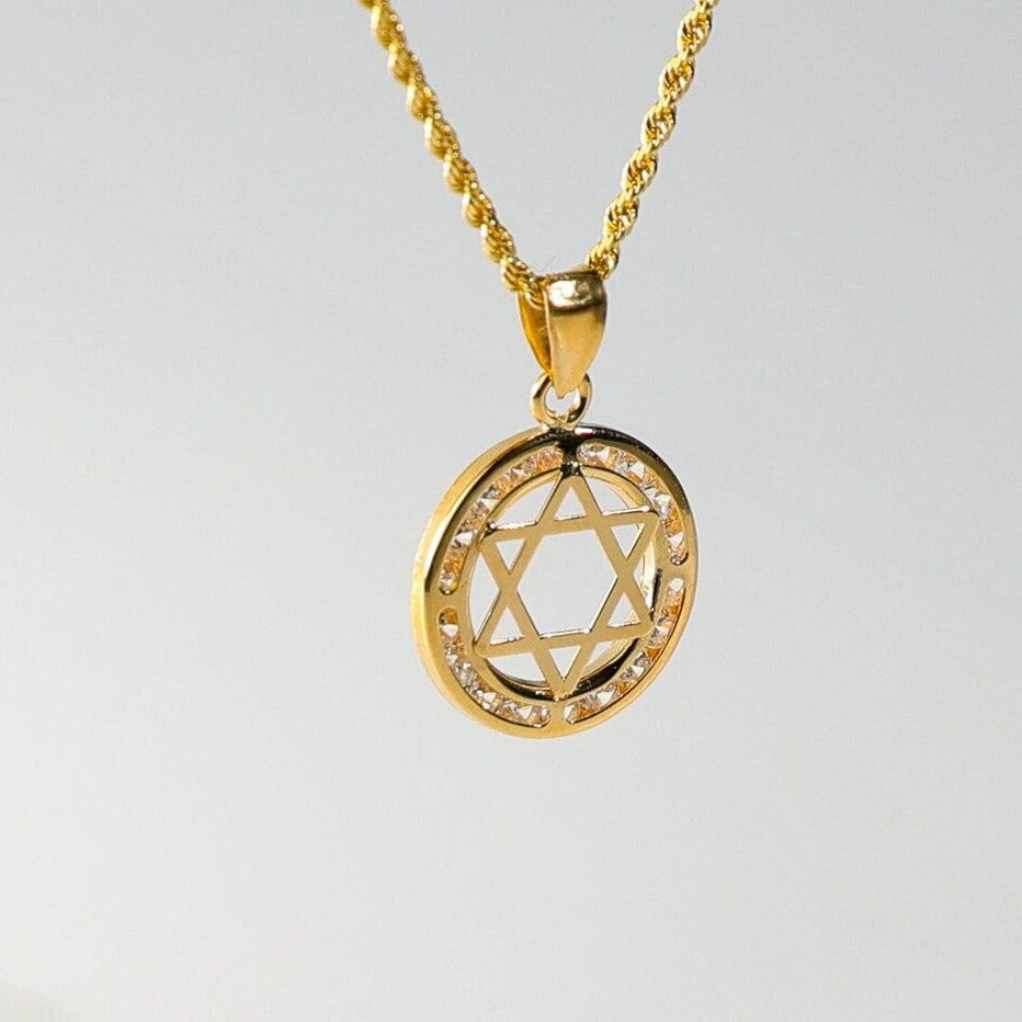 The Star of David Gold Pendant Model-2237 - Charlie & Co. Jewelry